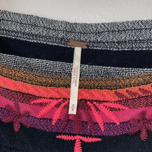 Free People 100% Cotton Vintage Stripe Swing Tank - Picture 4 of 6